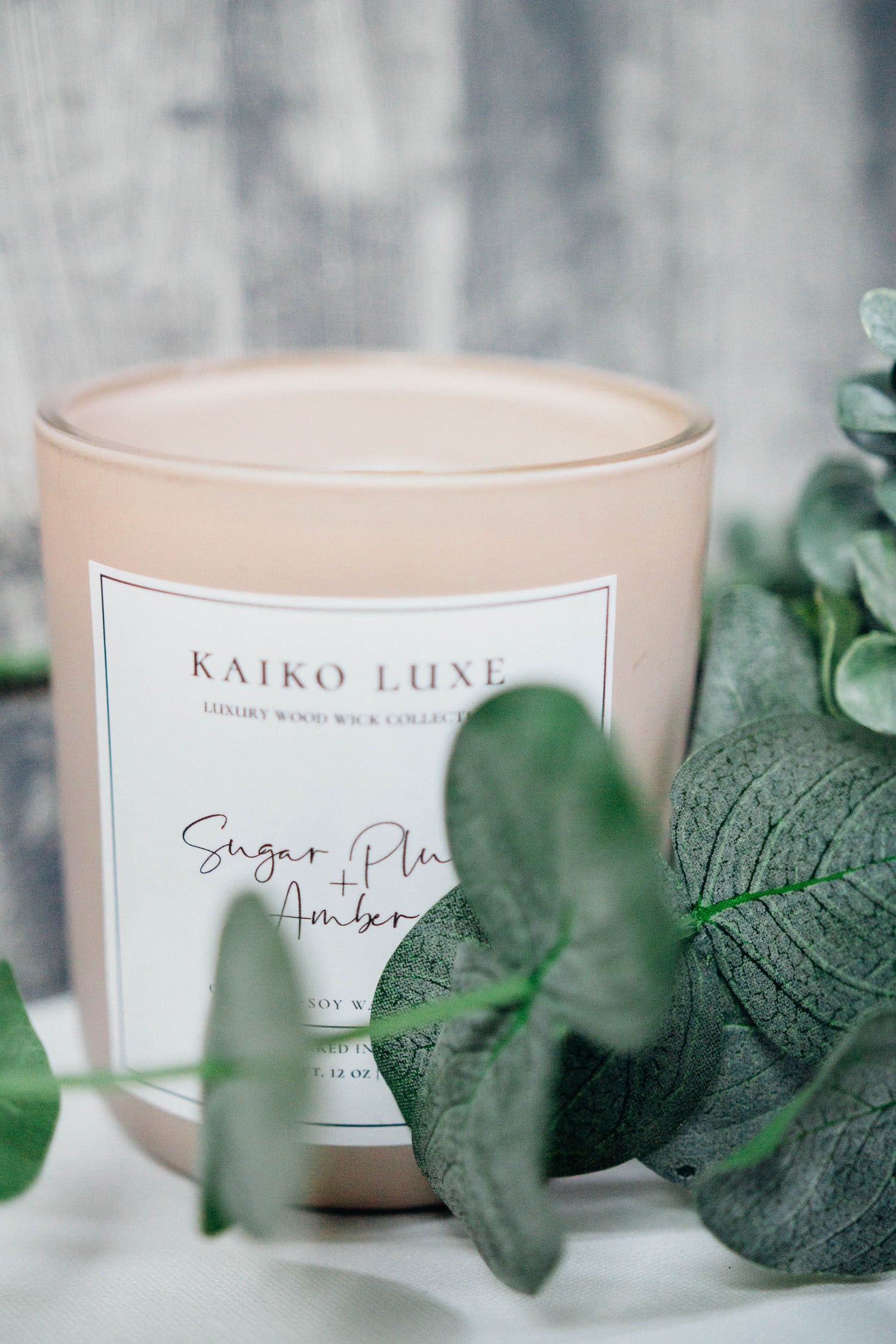 12 Oz Wood Wick Candles – Kaiko Luxe